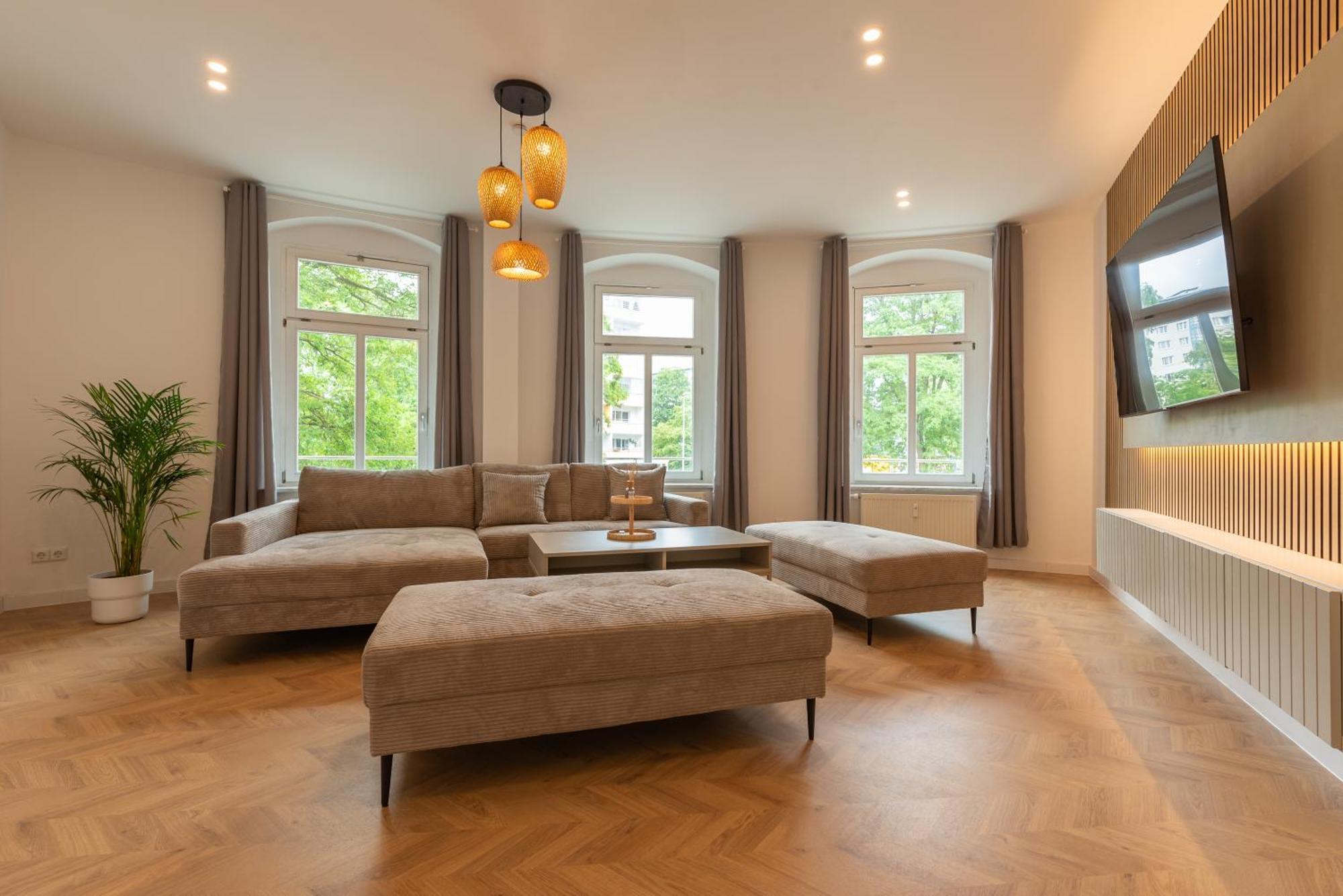 Moderne City Appartments Кемниц Екстериор снимка